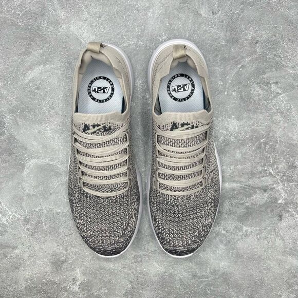 NWT APL Mens Gray Ombre Techloom Breeze Running Sneaker Size 9 Lace Up Low Top - Picture 7 of 15